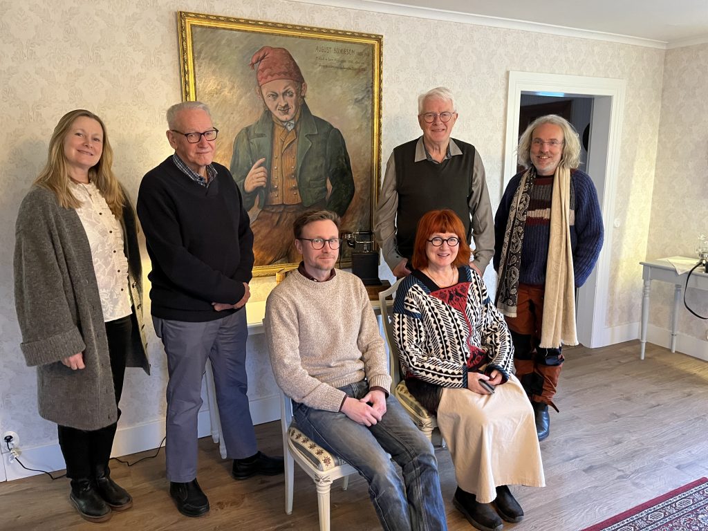 Från vänster Kristina Brixon, Sven Larsson, Carl Hansson, Anna Pia Åhslund, Ingemar Johansson och Jens Ramnebro. Anette Wallin saknas.